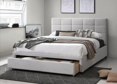 Liana Grey 5FT Bed Frame + Mattress