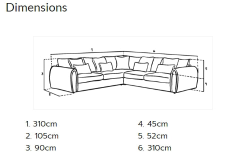 Belle Large Sofa