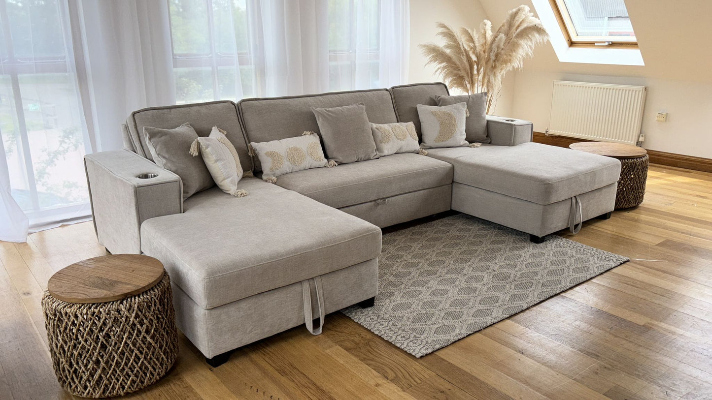 Alissa U Shape Sofa Bed