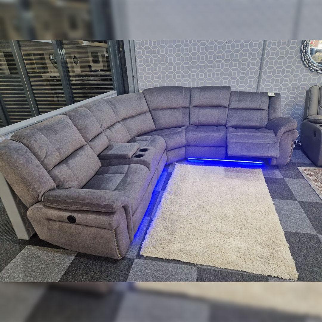 Berlin Electric Recliner Corner Sofa