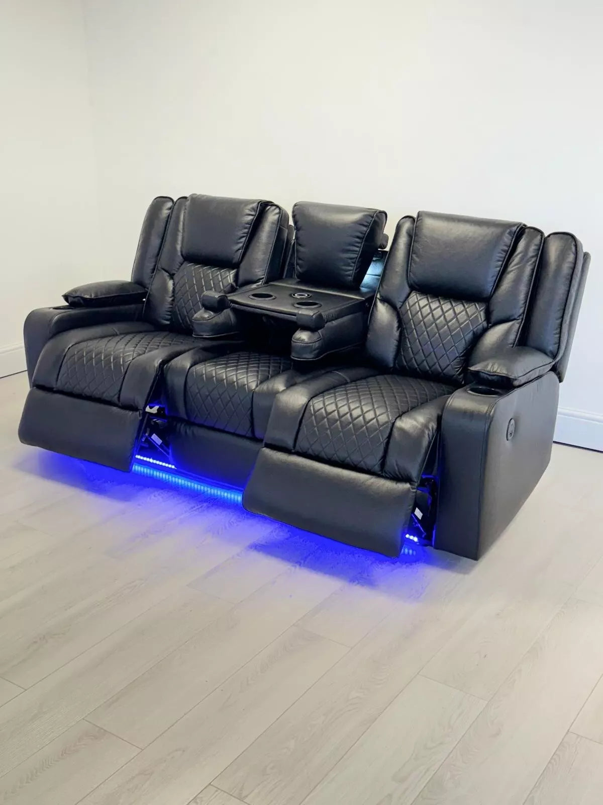 3 seater black orlando