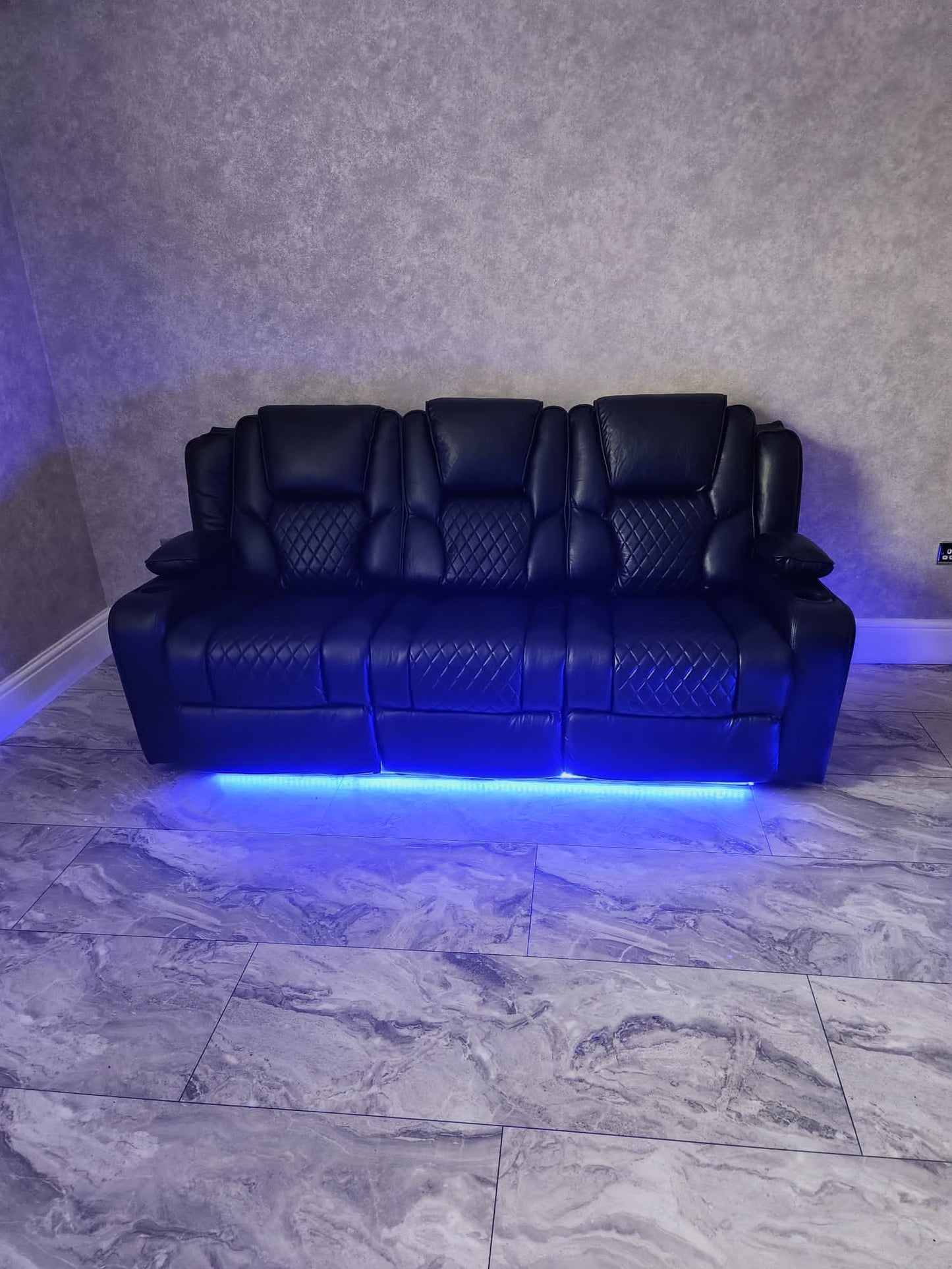 3+2 LED recliner set