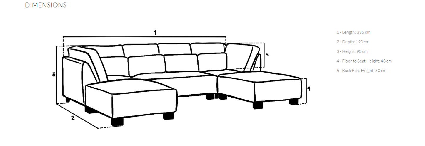 Sloane U Shape Sofa