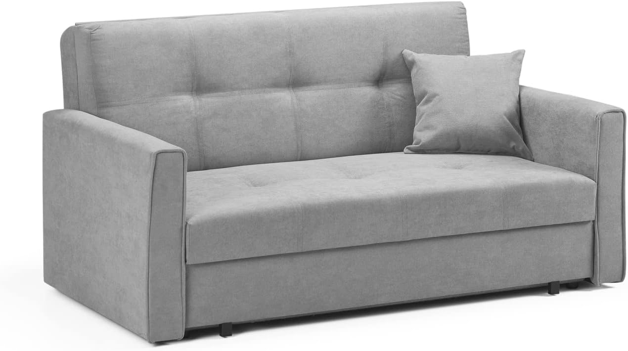 VIVA GREY 2 SEATER SOFA BED