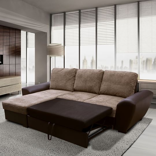 Gianni Corner Sofa Bed With Storage
