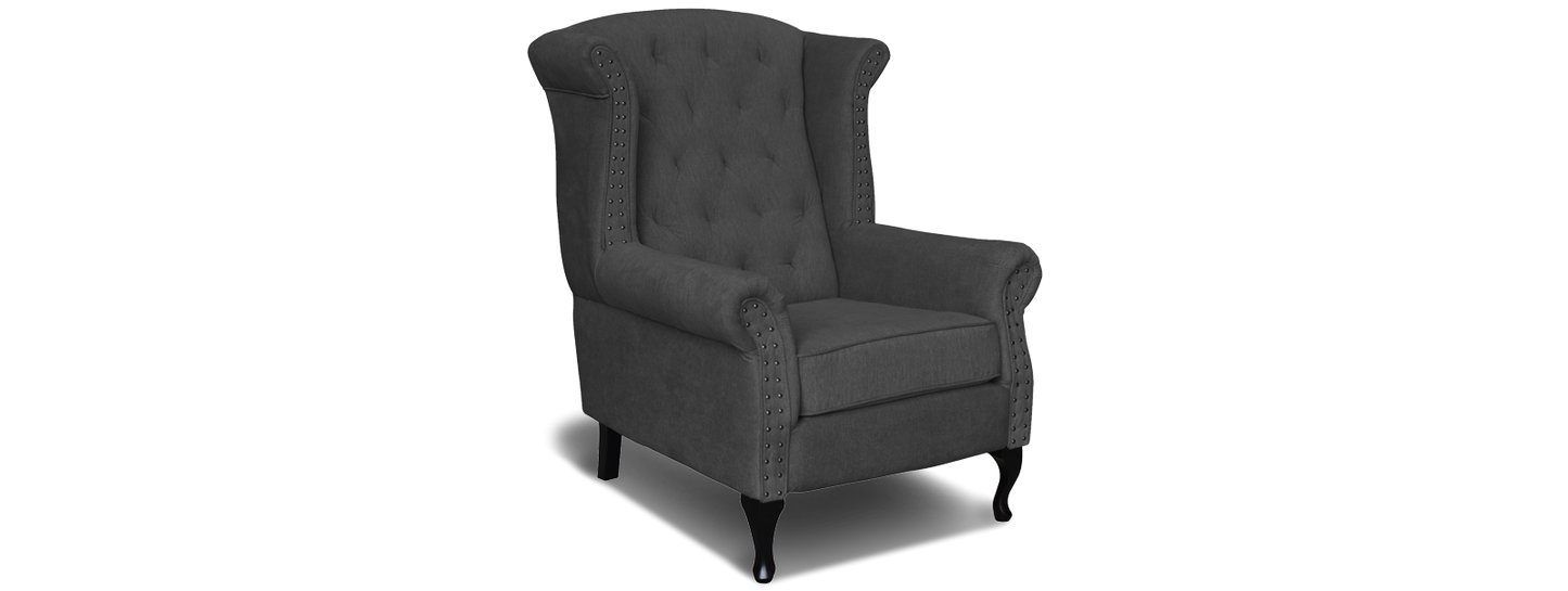 Queen Anne Wing Back Chair