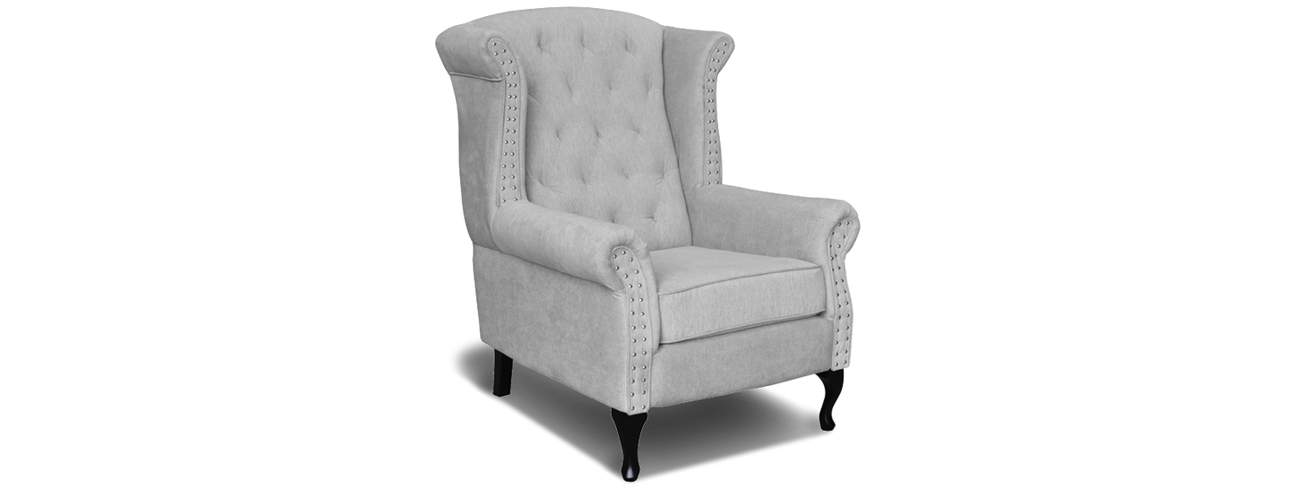 Queen Anne Wing Back Chair
