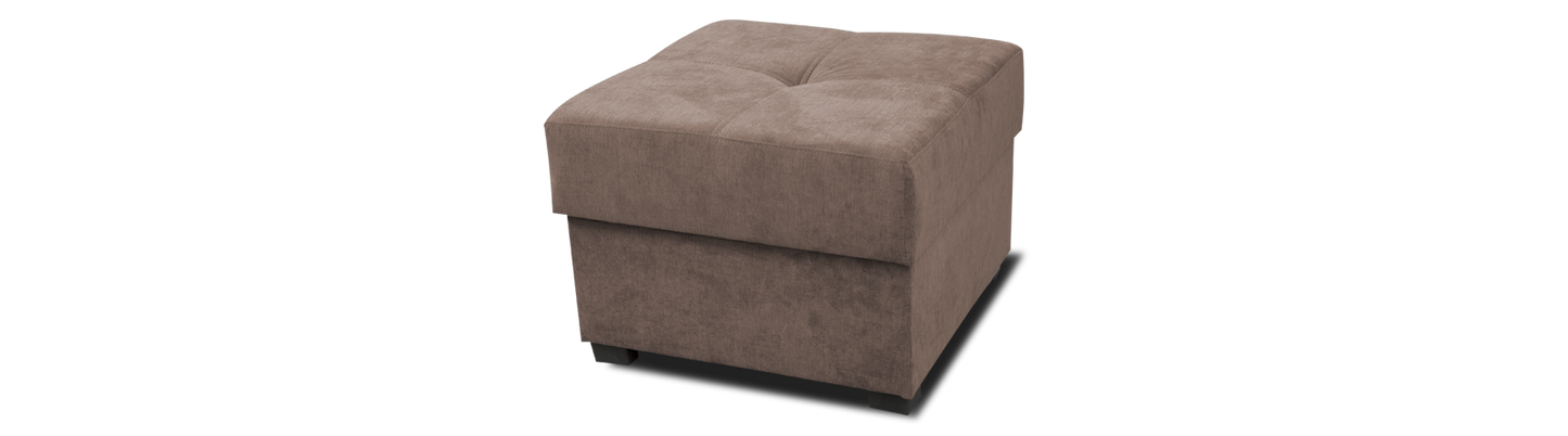 Footstool with Storage - Graceland Fabric