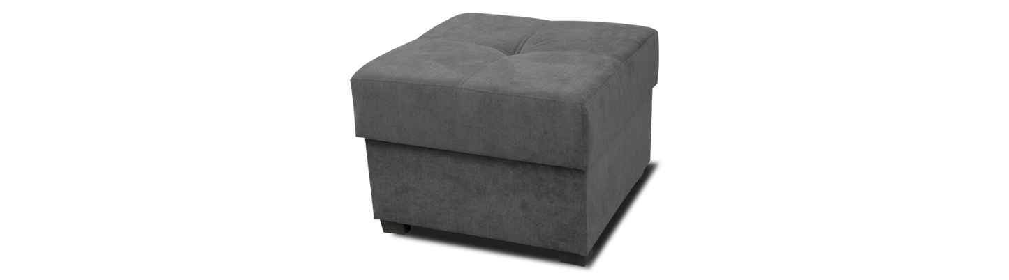 Footstool with Storage - Graceland Fabric