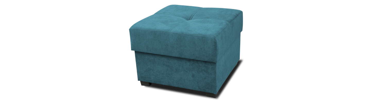 Footstool with Storage - Graceland Fabric