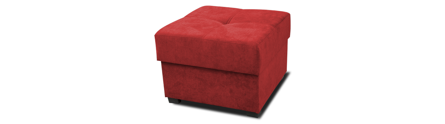 Footstool with Storage - Graceland Fabric