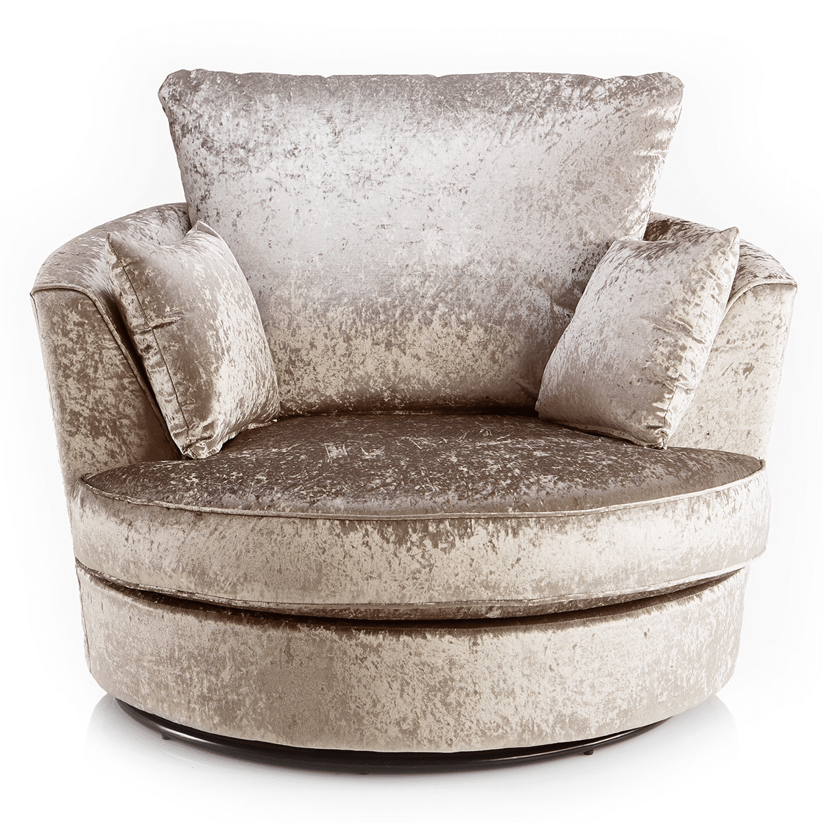 Crushed Velvet Cuddle Chair