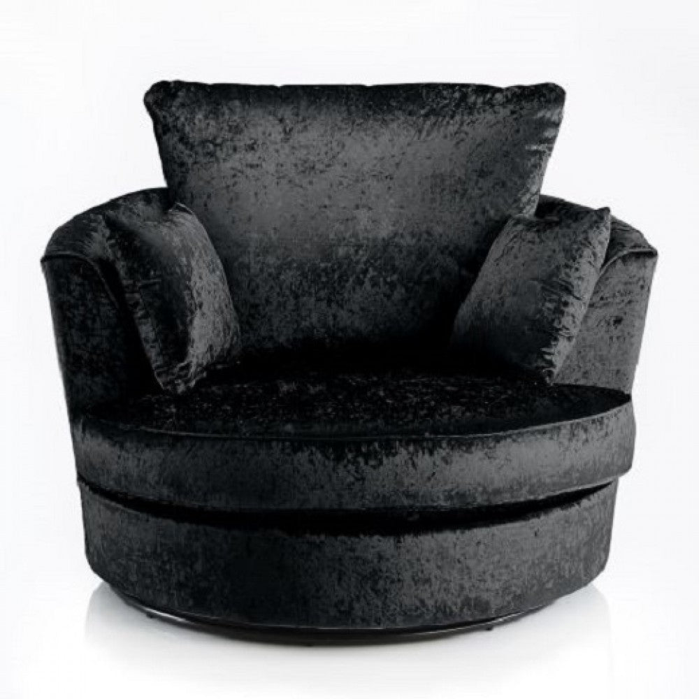 Crushed Velvet Cuddle Chair