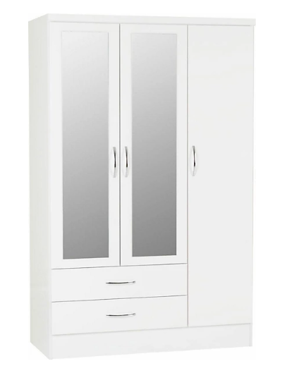 Nevada 3 Door 2 Drawer Wardrobe