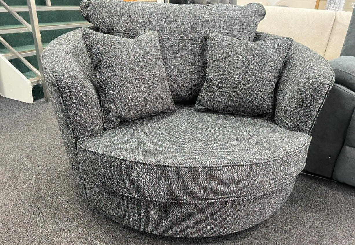 Clearance Grey Cuddle Chair