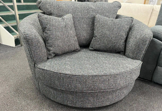 Clearance Grey Cuddle Chair