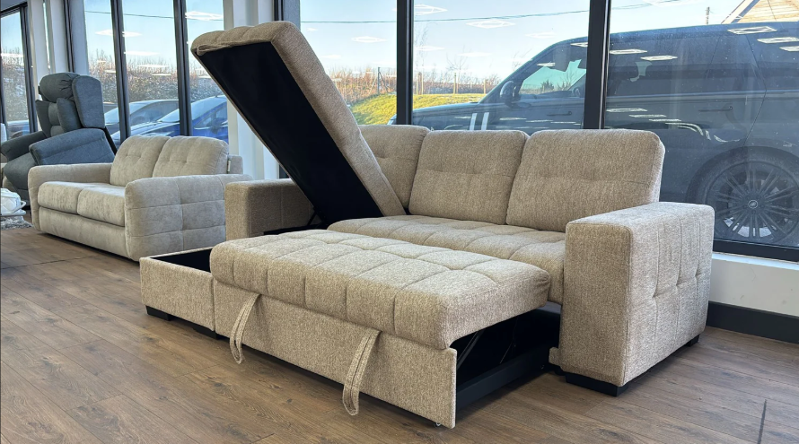 Palermo Universal Corner Sofa Bed with Storage