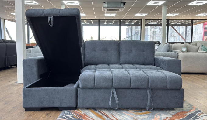 Palermo Universal Corner Sofa Bed with Storage