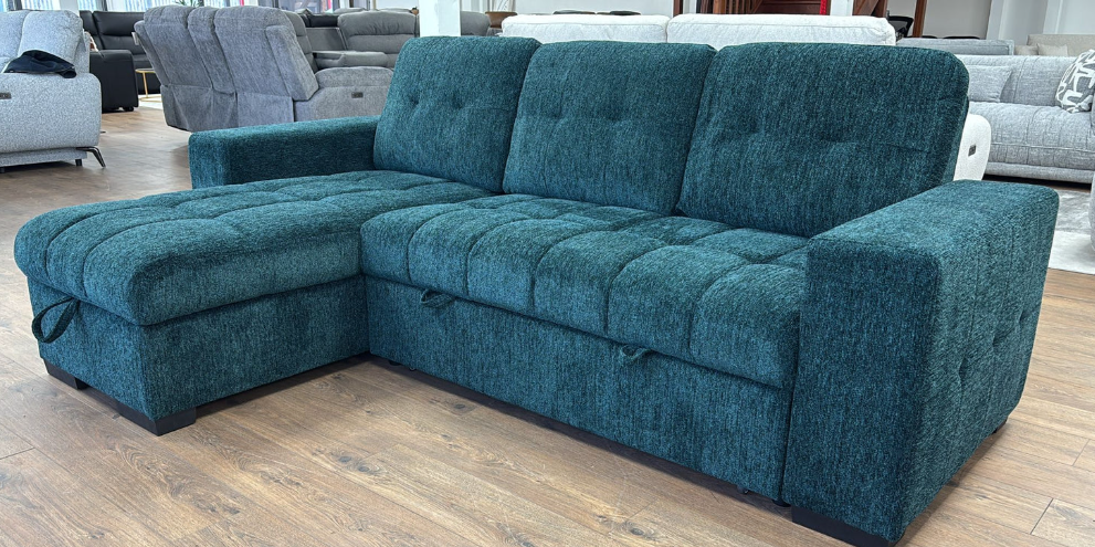 Palermo Universal Corner Sofa Bed with Storage
