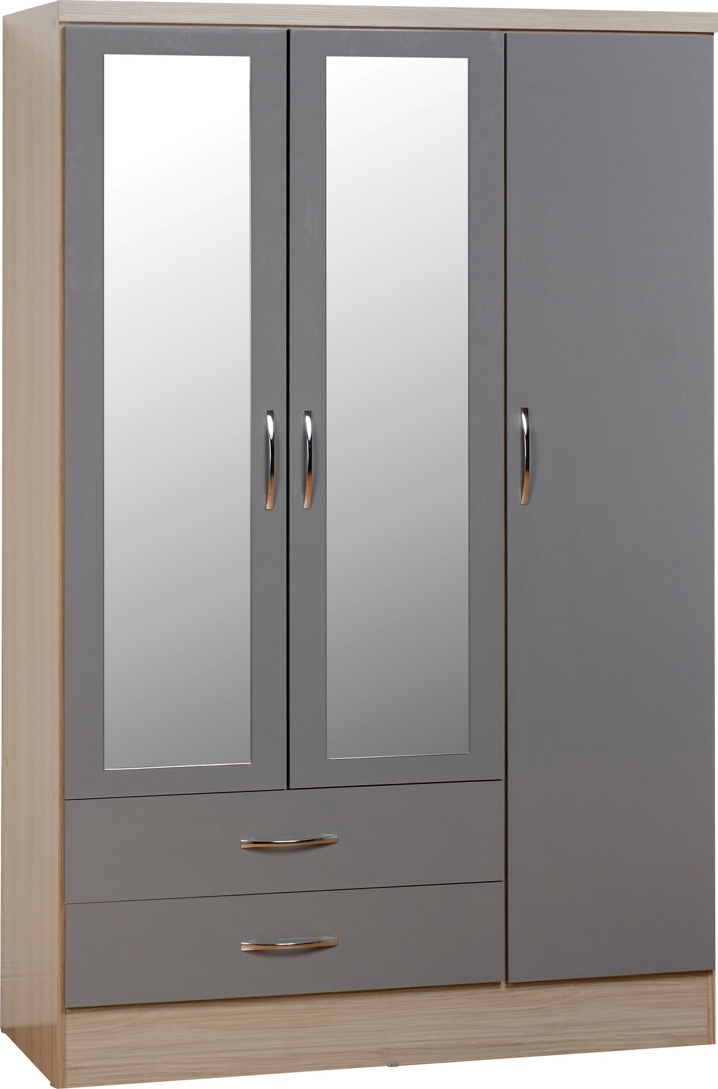 Nevada 3 Door 2 Drawer Wardrobe