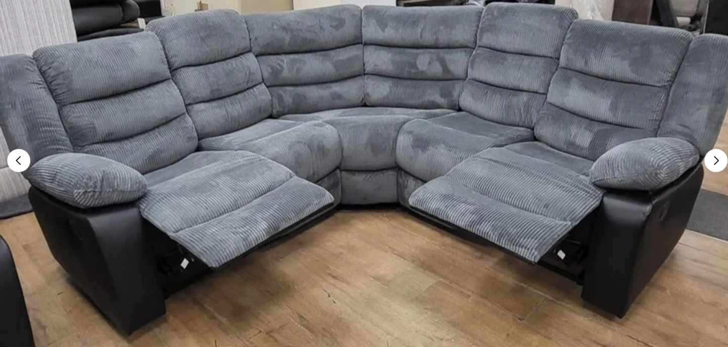 Black & Grey Rio Recliner