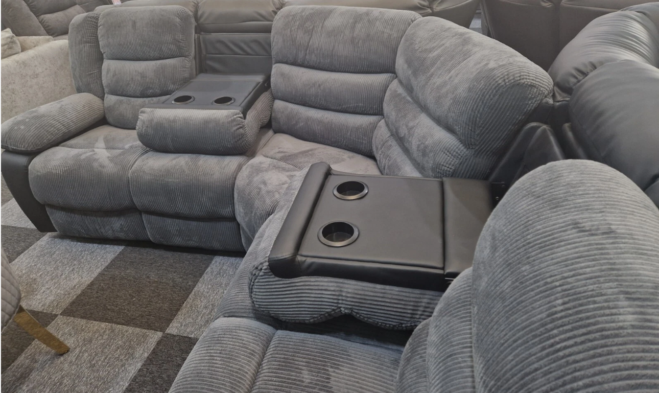 Black & Grey Rio Recliner