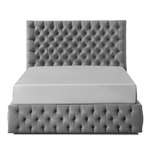 Rosa Bed Frame Double Grey