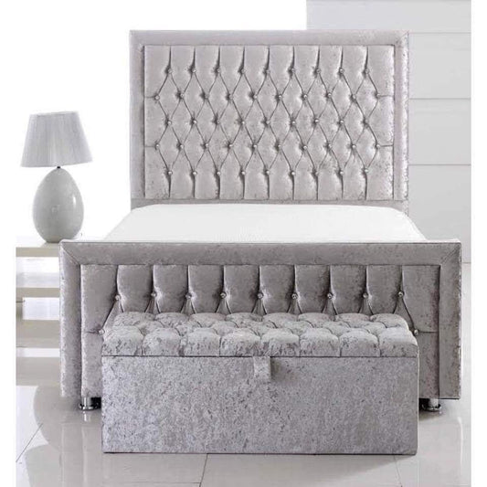 Crushed Velvet Princess Bed